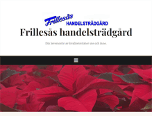 Tablet Screenshot of frillesas.com